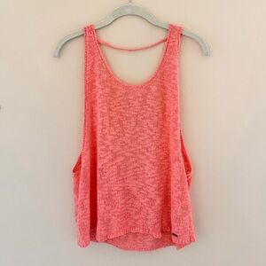 Open-Back Beachy Knit Tank Top